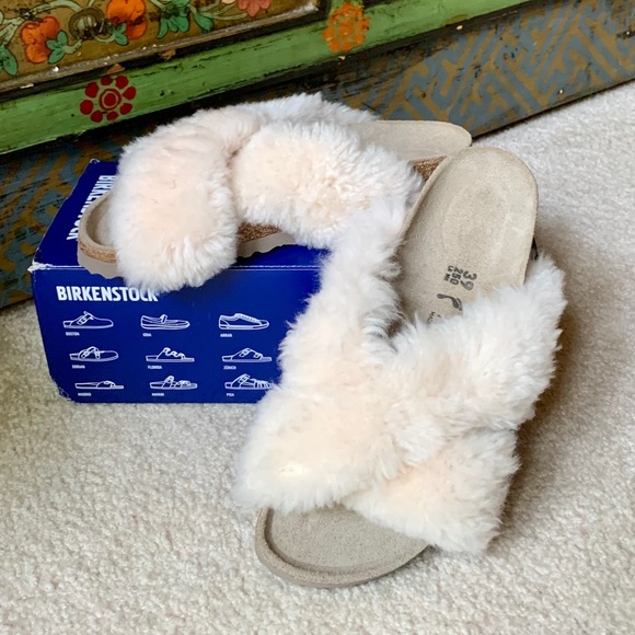 Birkenstock Shoes - Birkenstock *Free People Daytona Shearling Slide